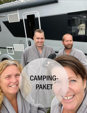Camping paket husbil, husvagn & tält på Hotell & SPA Lögnäs Gård mellan Båstad & Laholm i södra Halland