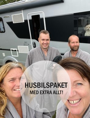 Husbilspaket med Spa & Extra allt på Hotell & SPA  Lögnäs Gård mellan Båstad & Laholm i södra Halland