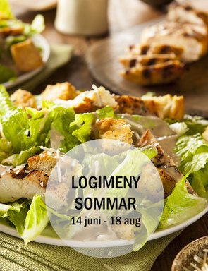 3-rätters logimeny sommar på Hotell & SPA Lögnäs Gård 