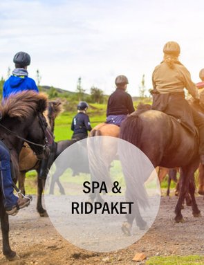 Spa & ridpaket med turridning på islandshästar på Hotell & SPA Lögnäs Gård mellan Båstad & Laholm i södra Halland